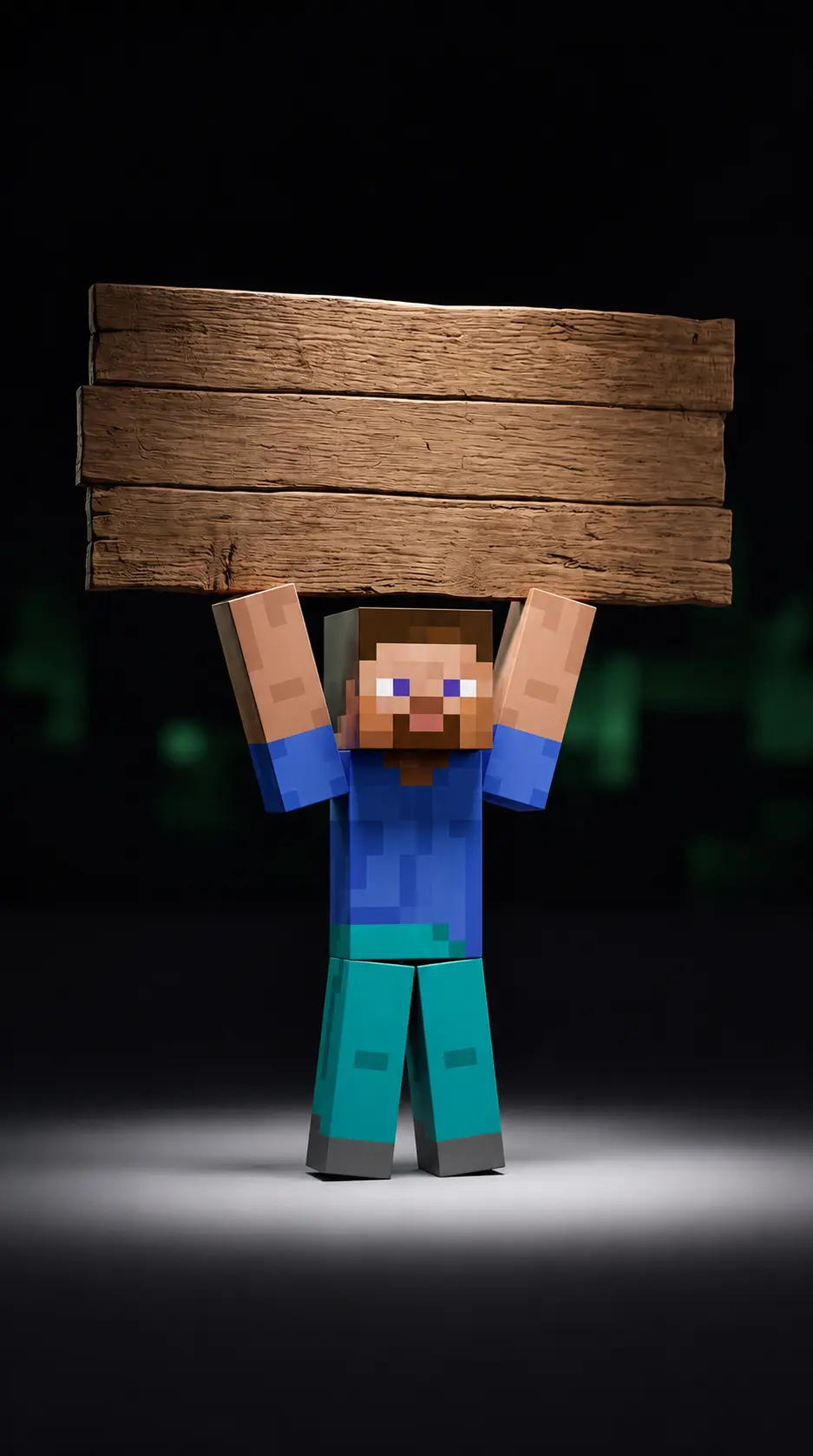 Steve holding community shout-out board